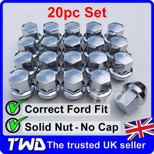 20x chrome alloy wheel nuts - 20x,
