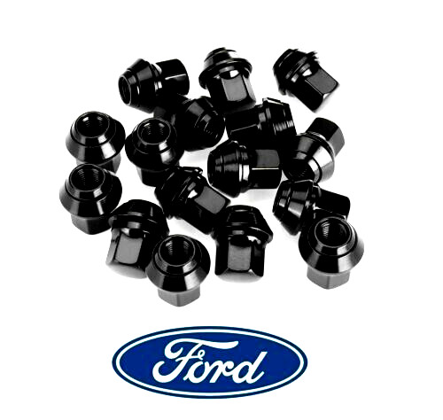 Alloy wheel nuts black - 16,
