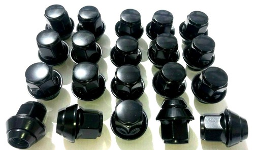 Alloy wheel nuts black - 20,